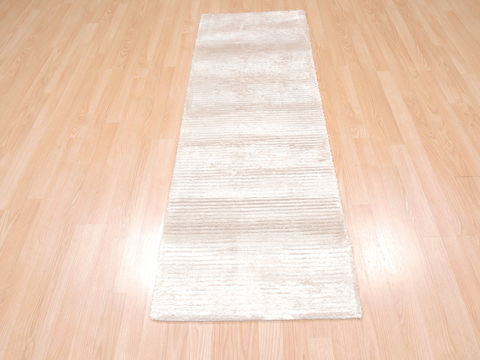 Modern Beige Hand Knotted 40 X 60  Area Rug 100-18588 Image 10