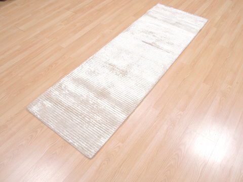 Modern Beige Hand Knotted 40 X 60  Area Rug 100-18588 Image 8