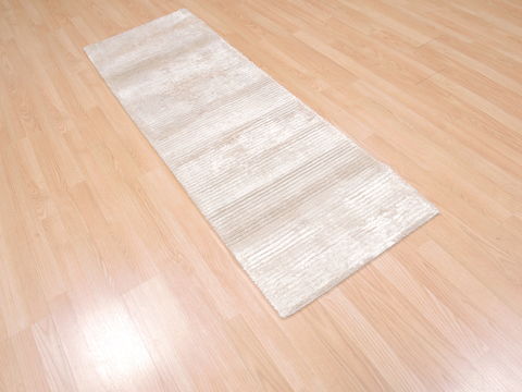 Modern Beige Hand Knotted 40 X 60  Area Rug 100-18588 Image 6