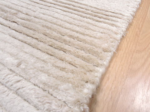 Modern Beige Hand Knotted 40 X 60  Area Rug 100-18588 Image 4