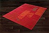 Indo-Nepal Red Square Hand Knotted 10 X 10  Area Rug 151-18591 Thumb 9