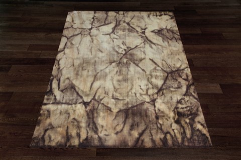 Modern White Hand Knotted 60 X 80 Area Rug 151-18597 Image 2