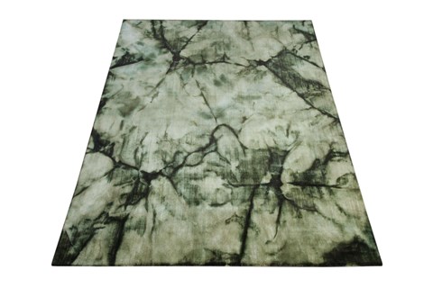 Modern Green Square Hand Knotted 10 X 10  Area Rug 151-18599 Image 3