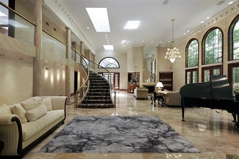 Modern Grey Hand Knotted 80 X 100  Area Rug 151-18601 Image 1