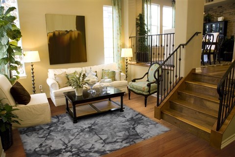 Modern Grey Hand Knotted 80 X 100  Area Rug 151-18601 Image 3