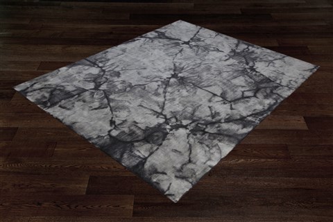 Modern Grey Hand Knotted 80 X 100  Area Rug 151-18601 Image 7