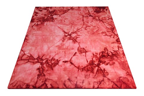 Modern Red Hand Knotted 90 X 120  Area Rug 151-18603 Image 4