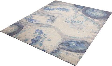 Modern White Hand Knotted 80 X 100  Area Rug 151-18605 Image 8