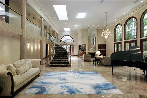 Modern White Hand Knotted 80 X 100  Area Rug 151-18605 Image 1