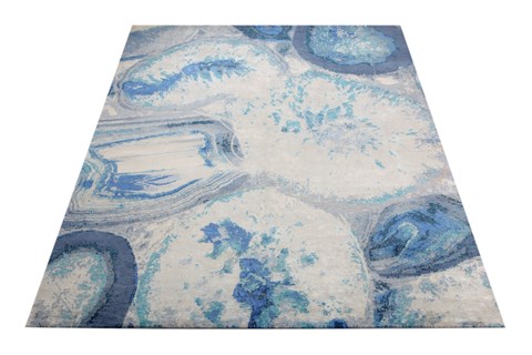 Modern White Hand Knotted 80 X 100  Area Rug 151-18605 Image 7