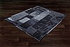 Modern Black Square Hand Knotted 10 X 10  Area Rug 151-18607 Thumb 4
