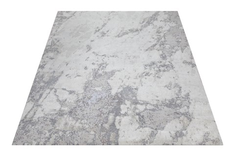 Modern Grey Square Hand Knotted 10 X 10  Area Rug 151-18608 Image 4