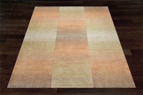 Modern Multicolor Hand Knotted 60 X 80  Area Rug 151-18610 Image 1