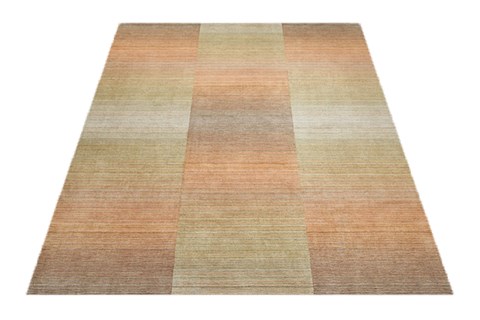 Modern Multicolor Hand Knotted 60 X 80  Area Rug 151-18610 Image 2