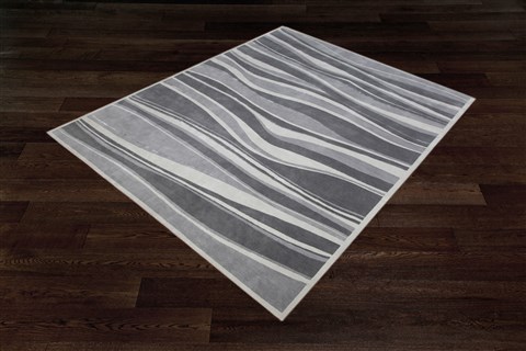 Modern Grey Square Hand Knotted 10 X 10  Area Rug 151-18617 Image 4