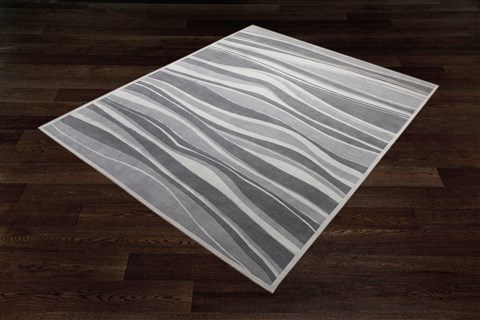 Modern Grey Square Hand Knotted 10 X 10  Area Rug 151-18617 Image 10