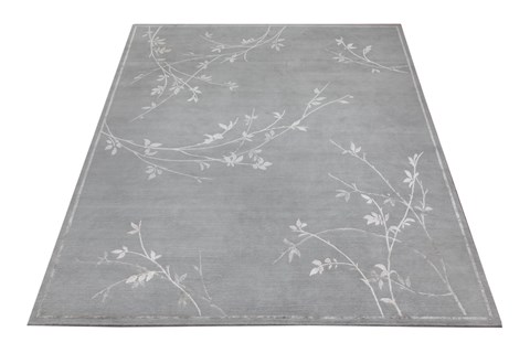 Modern Grey Square Hand Knotted 10 X 10  Area Rug 151-18618 Image 5