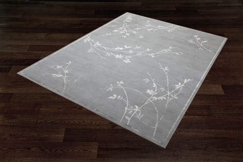 Modern Grey Square Hand Knotted 10 X 10  Area Rug 151-18618 Image 7