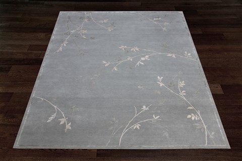 Modern Grey Square Hand Knotted 10 X 10  Area Rug 151-18618 Image 9