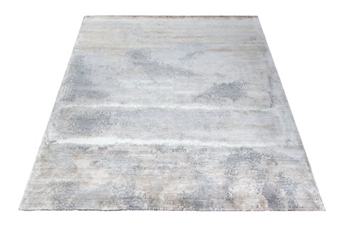 Modern White Square Hand Knotted 10 X 10  Area Rug 151-18621 Image 5