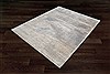 Modern White Square Hand Knotted 10 X 10  Area Rug 151-18621 Thumb 1