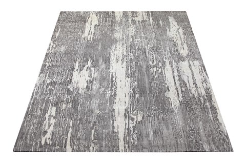 Modern Grey Square Hand Knotted 10 X 10  Area Rug 151-18623 Image 7