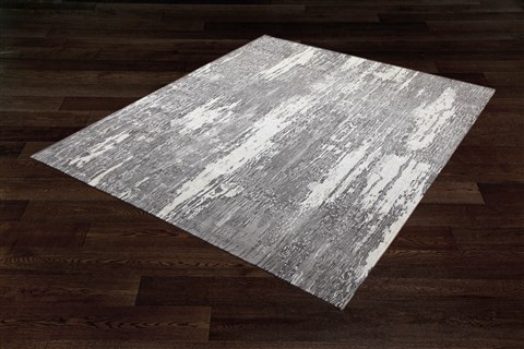 Modern Grey Square Hand Knotted 10 X 10  Area Rug 151-18623 Image 9