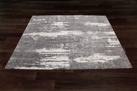 Modern Grey Square Hand Knotted 10 X 10  Area Rug 151-18623 Image 12