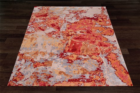 Modern Multicolor Square Hand Knotted 10 X 10  Area Rug 151-18625 Image 3