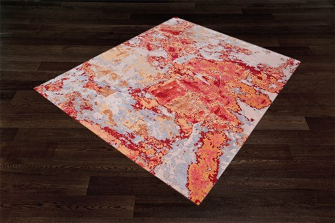 Modern Multicolor Square Hand Knotted 10 X 10  Area Rug 151-18625 Image 2