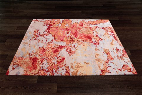 Modern Multicolor Square Hand Knotted 10 X 10  Area Rug 151-18625 Image 11