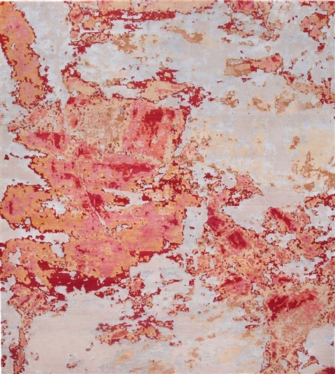 Modern Multicolor Square Hand Knotted 10 X 10  Area Rug 151-18625 Image 0