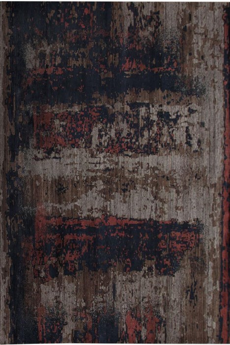 Modern Black Hand Knotted 83 X 105  Area Rug 151-18626 Image 0