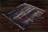 Modern Black Hand Knotted 83 X 105  Area Rug 151-18626 Thumb 10