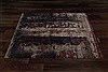Modern Black Hand Knotted 83 X 105  Area Rug 151-18626 Thumb 12