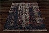 Modern Black Hand Knotted 83 X 105  Area Rug 151-18626 Thumb 16