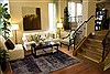 Modern Black Hand Knotted 83 X 105  Area Rug 151-18626 Thumb 1