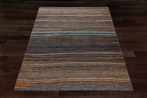 Indo-Nepal Grey Hand Knotted 60 X 80  Area Rug 151-18627 Image 1