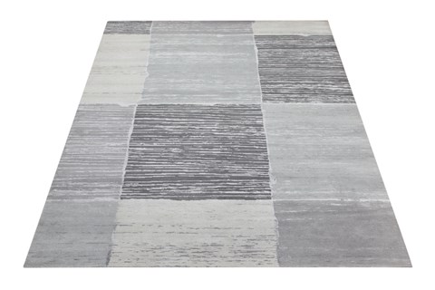 Gabbeh Grey Square Hand Knotted 10 X 10  Area Rug 151-18628 Image 5