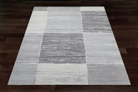 Gabbeh Grey Square Hand Knotted 10 X 10  Area Rug 151-18628 Image 4