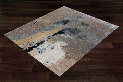 Mahal Brown Square Hand Knotted 10 X 10  Area Rug 151-18631 Image 4