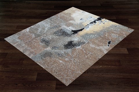 Mahal Brown Square Hand Knotted 10 X 10  Area Rug 151-18631 Image 9