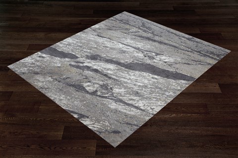 Modern Grey Hand Knotted 80 X 100  Area Rug 151-18632 Image 7