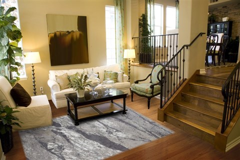 Modern Grey Hand Knotted 80 X 100  Area Rug 151-18632 Image 1