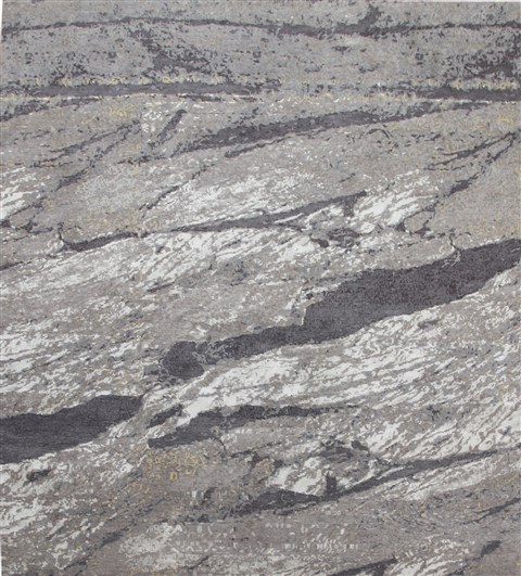 Modern Grey Hand Knotted 80 X 100  Area Rug 151-18632 Image 0