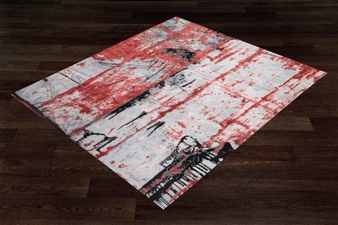 Modern Grey Square Hand Knotted 10 X 10  Area Rug 151-18634 Image 6