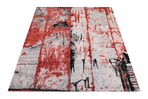 Modern Grey Square Hand Knotted 10 X 10  Area Rug 151-18634 Image 3