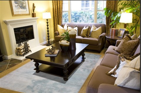 Modern Blue Hand Knotted 80 X 100  Area Rug 151-18635 Image 2