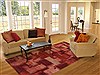 Gabbeh Red Hand Knotted 80 X 100  Area Rug 151-18637 Thumb 4