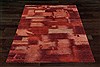 Gabbeh Red Hand Knotted 80 X 100  Area Rug 151-18637 Thumb 7
